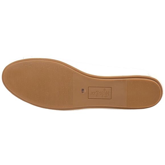 Style & Co Women Slip On Ballet Flats Sennette Size US 11M Ivory White Smooth - Picture 6 of 6